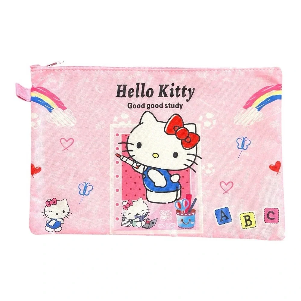 Hello Kitty “Good Good Study” Pouch Folder